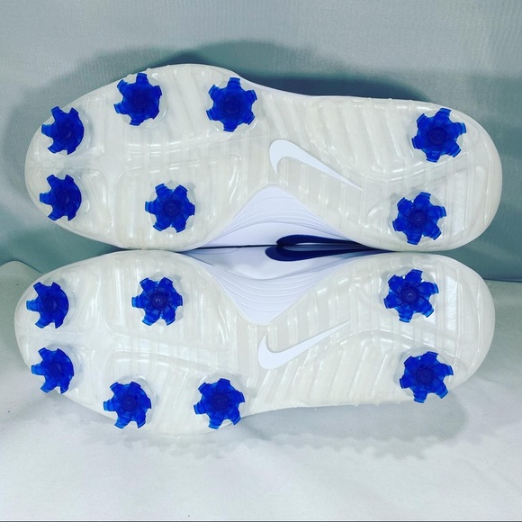 New Nike Vapor Pro Golf White Blue Mens Golf Shoe - Picture 8 of 9